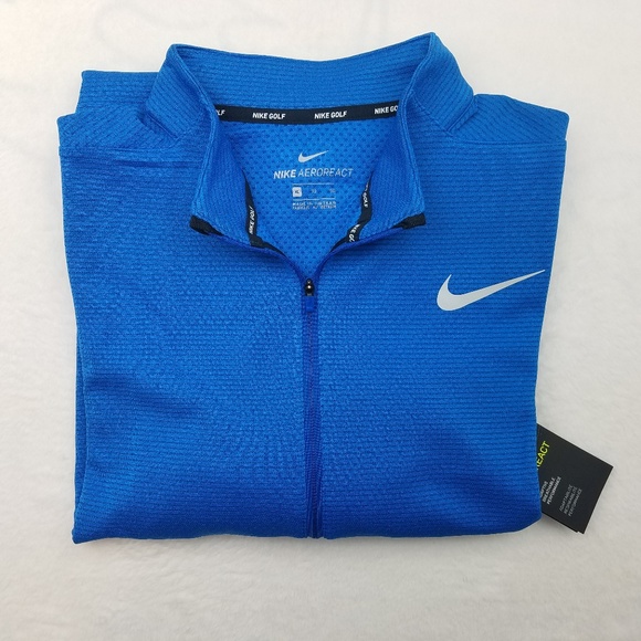 Nike Other - Nike Golf Aeroreact Blue Pull Over XL